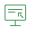 Computer monitor icon